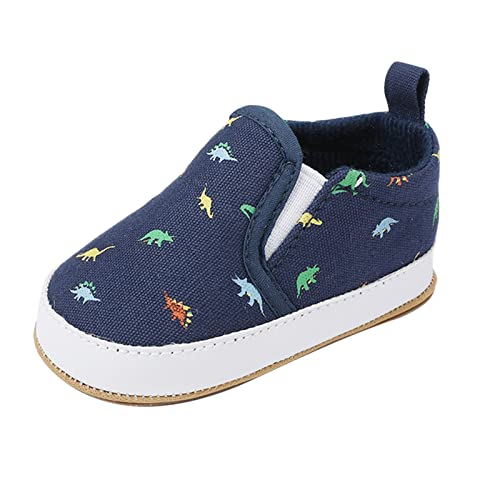 Baby Shoes Toddler Walking Infant Toddler Shoes Boys Girls Baby Shoes Soft Sole Slip On Shoes Baby (Blue, 5 Infant)