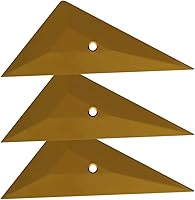 Vista 1 de Escobilla de goma triangular para instalación de vinilo PPF de automóvil, herramienta de tinte de varios bordes, kit de espátula de esquina de Dorado