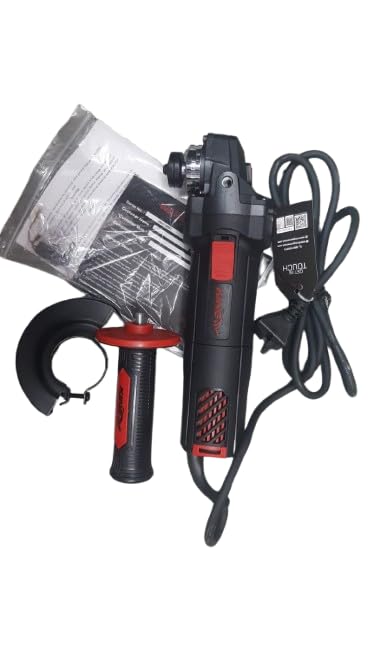Image of KING POWER Angle Grinder KBS-713, 1100W Motor, 100mm Disc, with Side Handle and Grinder Kit, for Sariya Cutting