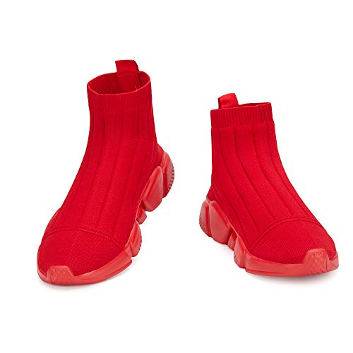 Image of Casbeam Men's Running Knit Comfortable Lightweight Breathable Casual Sports Shoes Fashion Sneakers Slip-On Walking Shoes