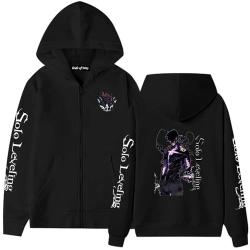 FDTURES personalità Manga Solo Leveling Sung Jin-Woo Eyes Hoodies Uomini