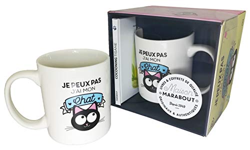 Télécharger Mug Je peux pas j'ai mon chat Gratuit