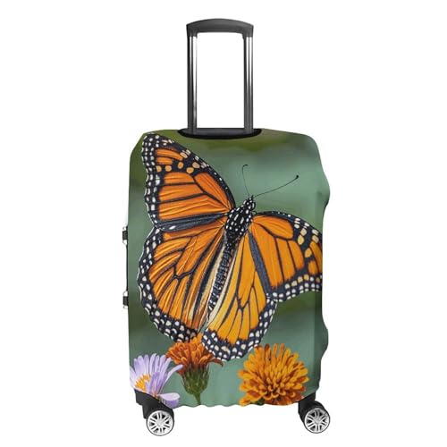 Carry on Luggage Cover Butterfly Suitcase Covers for Luggages Tsa Approved Travel Luggage Sleeve Protector Elastic Suitcase Protector Anti-Scratch Washable Fits 19-30 Inch Case -M4