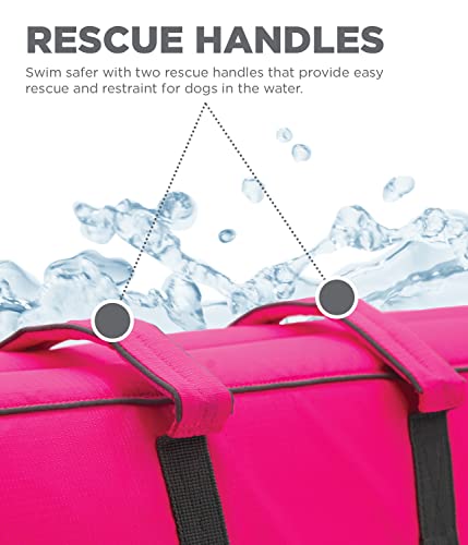 Outward Hound Granby Splash Pink Dog Life Jacket, Large #TOP3