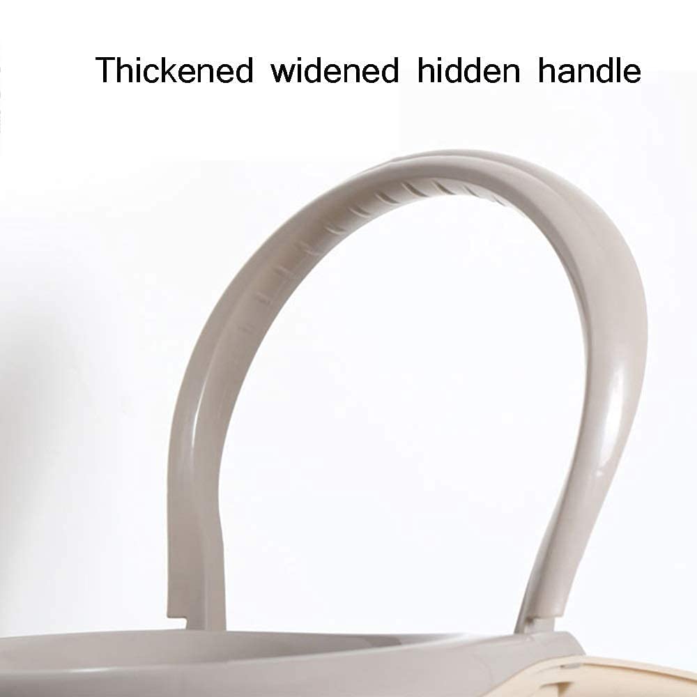 Secchio mocio Rotante 360 ° con cestello disidratazione in Acciaio Inossidabile e testine Secco rotanti in Microfibra con Secchio 2 Teste Sistema Pulizia Pavimento