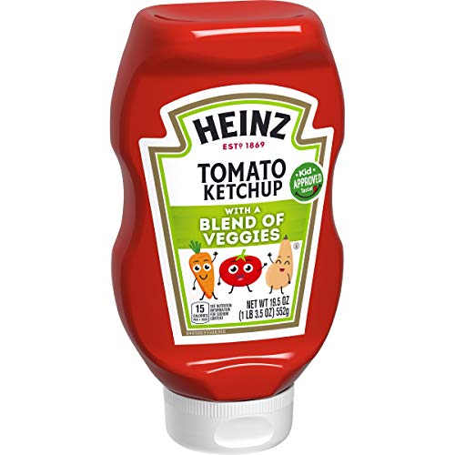 Heinz Tomato Ketchup With A Blend Of Veggies, 19.5 Oz #TOP5
