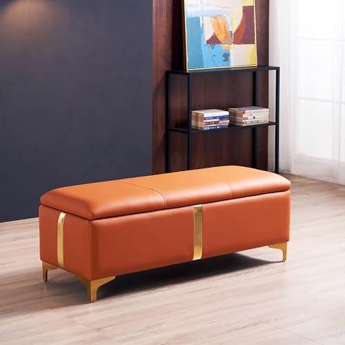 Banco otomano elevable para el final de la cama y taburete para los pies rectangular 2