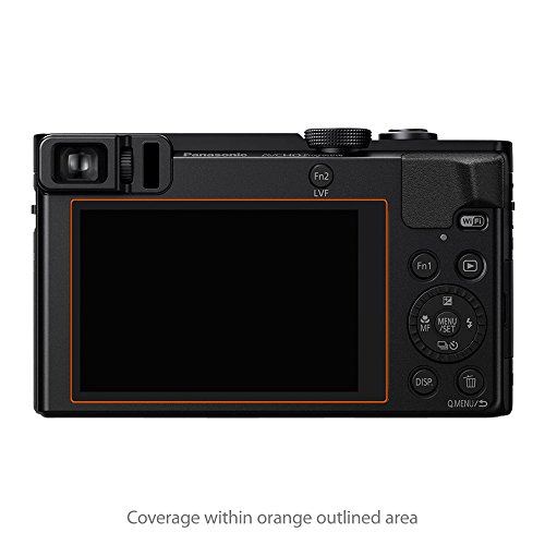 Protector de pantalla Panasonic Lumix DMC-ZS50 película mate BoxWave 2-Pack 3