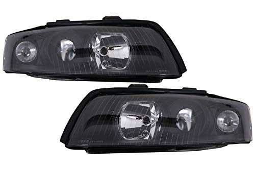 KITT HLAUA4B6/LPAU55 Headlights RHD/LHD Drive Black Look