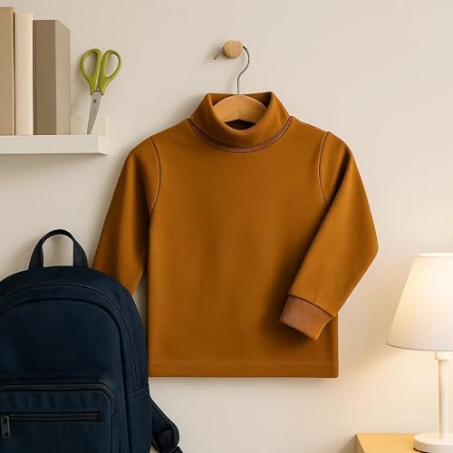 BABIDU 7000 Camisa, Camel, 6 años Unisex niños