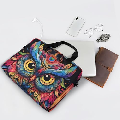 Funda para portátil Boho ALAZA con estampado búho arcoíris miniatura 7