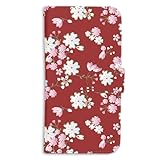 Google Pixel 10 用 桜花 花柄 フラワー ボルドー 手帳 スマホケース カードスロット ピクセル10のカバー 耐衝撃性 携帯カバー ストラップホール bcba01c