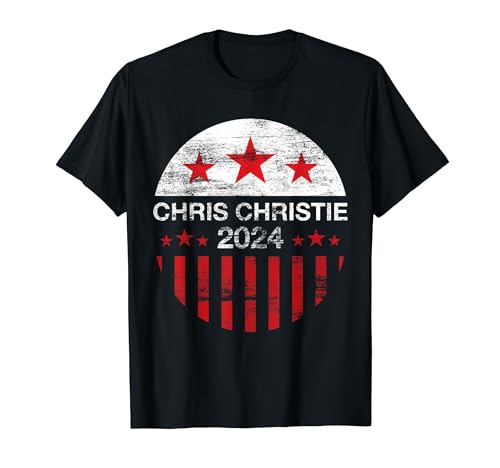 Chris Christie 2024 For President Presidential Campaign T-Shirt