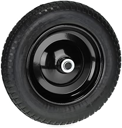 Roue De Brouette Increvable 3.50-8 - 100kg Charge Max, Caoutchouc Résistant