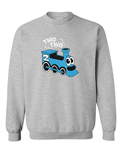 Two Two Train - Choo Choo 2 Year Old Toddler Fleece Crewneck Sweater