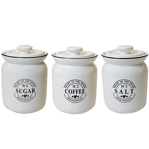 Gicos 1 Pezzo Barattolo In Ceramica 12 X 17Cm Home Sale, Zucchero O Caffè