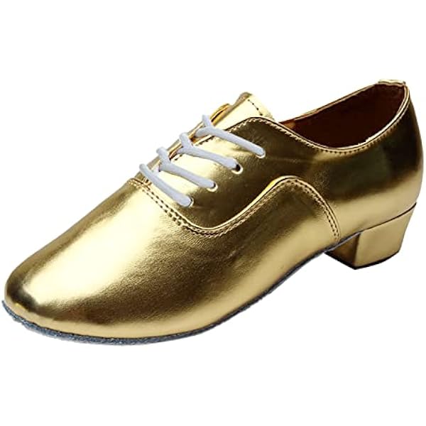 Buty męskie Męskie jednokolorowe sznurowane buty do tańca nowoczesnego Sala taneczna Buty do tańca latynoskiego Męskie buty skórzane