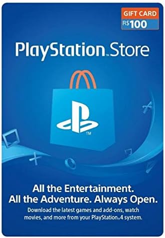 Cartão Psn Br 100 Reais - Cartão Presente R$ 100 Psn Store