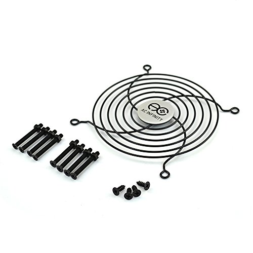 AC Infinity Ventilation Grille, for PC Computer AV Electronic Cabinets, Also mounts one 120mm Fan (Pack of 2) image 5