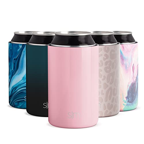 Simple Modern Standard Can Cooler | Insulated Stainless Steel Drink Sleeve Holder | Insulate Soda, Beer, Sparkling Water | Gift for Women Men Her Him | Ranger Collection | Standard 12oz | Blush