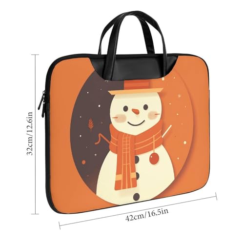 Bolso para portátil impermeable estilo muñeco de nieve 17" miniatura 3