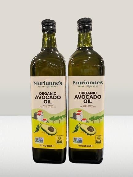 Marianne’s Harvest Organic Avocado Oil, 1-Liter (Pack of 2)