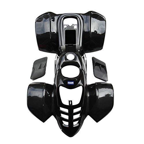 HMParts China Quad ATV Quad de Niño 50-110cc Plástico Juego Negro