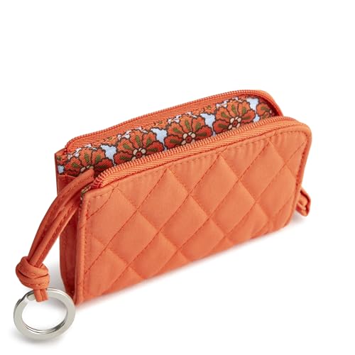 Image of Vera Bradley Women's Premium Cotton Zip Card Pouch