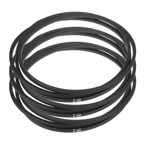 Image of uxcell 3pcs A108 or 4L1100 Classic Wrapped Rubber V-Belt, 108 inch(2743mm) Inside Circumference, A Profile V Belt