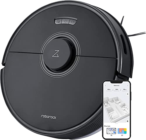 Roborock Q7 Max Robot Vacuum and Mop Cleaner, 4200Pa Strong Suction, Lidar Navigation, Multi-Level Mapping, No-Go&No-Mop Zones, 180mins Runtime, Works with Alexa, Perfect for Pet Hair(Black)