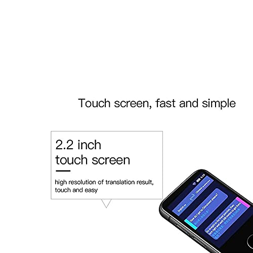Traducteur de langues portable Plein d'espoir Selfless avec écran tactile IPS