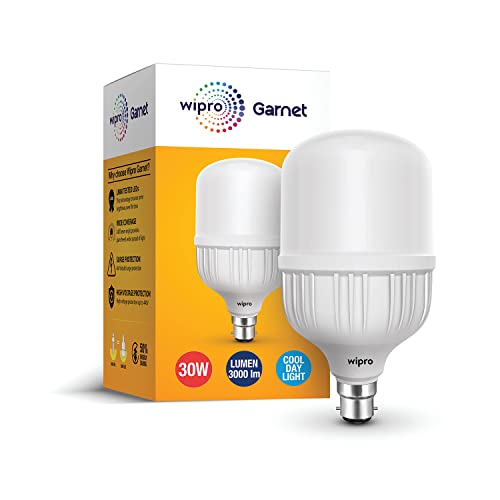 Image of wipro Garnet 30w LED High Wattage Bulb Pack of 1 (coolwhite)