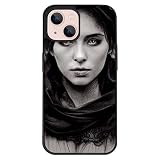 Drawing of a Gorgeous Fantasy Enchantress iPhone 13 Case - Magic Witch Phone Case for iPhone 13 - Be