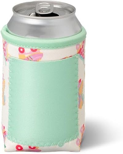 Miniatura 180 de Swig Life Skinny Can Coolie, soporte delgado de 12 onzas, enfriador de neopreno aislado con bolsillo, fundas para botellas de cerveza altas, All