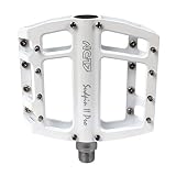 2017 NC-17 sudpin II Pro Pedal de Plataforma de Aluminio/Pedales de MTB/Pedal de MTB/BMX Pedal/Dos rodamientos de Bolas + CR-Mo Eje/Pines de Repuesto Incluido Blanco