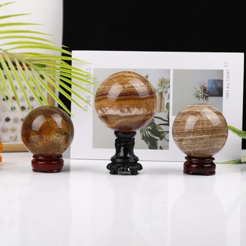 Boule de cristal agate de grande taille 70-80mm pour collectionneur - 2