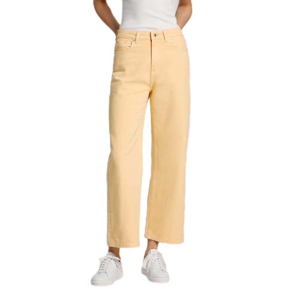 Pepe Jeans Women's Straight Jeans Uhw PL204731, Yellow (Cornish Yellow), 26W / 28L