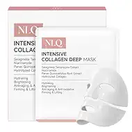 NLQ Intensive Collagen Deep Mask Skincare, Hydrating Overnight Face Mask for Glass Skin, Pore Refining, Firming & Plumping, Travel Essentials and Beauty Care Gifts for Women | 1.05oz(30g) x 5ea