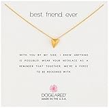 Dogeared Reminders Best Friend Ever Pyramid Heart Pendant Necklace, 18