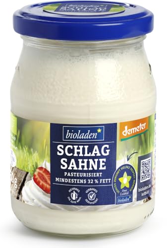 Schlagsahne im Glas, mind. 32% Fett, Demeter 6 x 250 gr