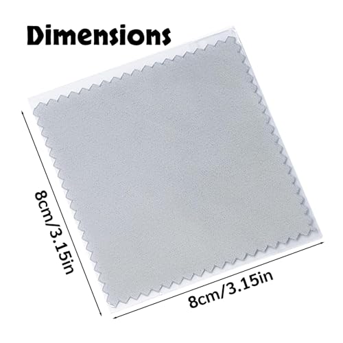 50 Piezas De La Joyería De Paños De Pulido Limpiador, Plata De La Joyería De Paño De Plata, Para La Limpieza De La Plata Esterlina, Oro Amarillo - imagen 3