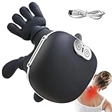 Masajeador Cuello Cervical 4D Inalámbrico Eléctrico Con Calor | Masajeador Espalda Con Calor 2 Niveles | 3 Modos Petrissage | USB Recargable | Para Hombros Espalda, alivias Dolores Musculares Fatiga