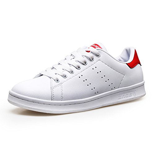 Chaussures de Skateboard Blanc Homme en Tissu Perméable à l'Air Taille 41