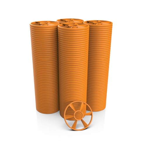 Caldwell ClayCopter Target Discs 90mm-110mm 200 Pack Biodegradable Lightweight Clay Pigeon for ClayCopter Launchers Target Shooting Range and Hunting.