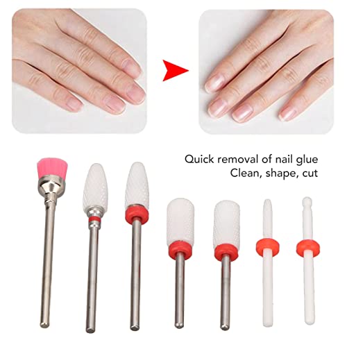 Set 7 Piezas de Puntas para Torno de Uñas con Soporte miniatura 5