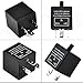 Ywdiml CF13 EP34 Car Electronic Flasher Relay, 3-Pin 12V Adjustable Vehicle LED Turn Signal Light Relays, Automotive Hazard Warn Fixing Hyper Blinker Flash Accessories, Universal Fit
