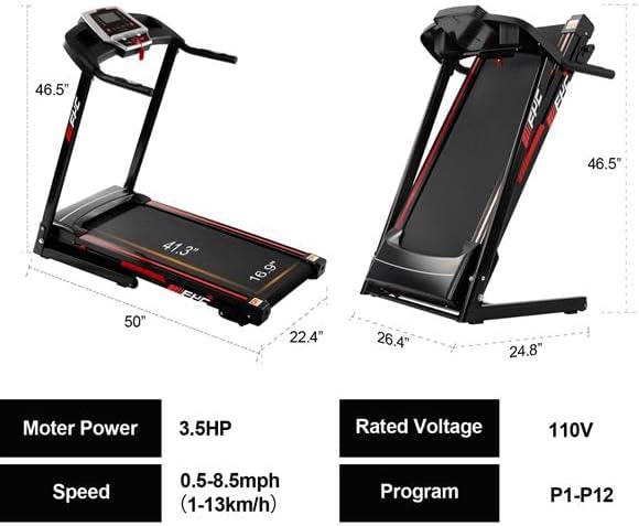 Caminadora Eléctrica Plegable NovaXZ 3.5HP, Inclinación Manual, 300 lb miniatura 4