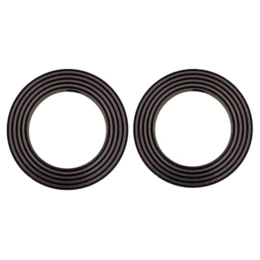 2 juntas 26604 compatibles con robot de cocina Moulinex Clickchef HF452 HF4568, Cuisine Companion HF800 HF900 HF902 | para eje de transmisión de cuchillos de 41 mm de diámetro