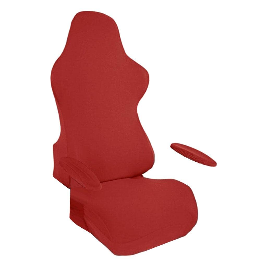 Accoudoir pivotant amovible rouge pour boîtiers d'ordinateurs et sessions de jeu