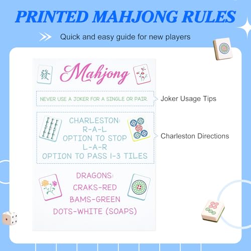 Mahjong Shuffler Cards 4 PCS Accesorios para Mahjong miniatura 3